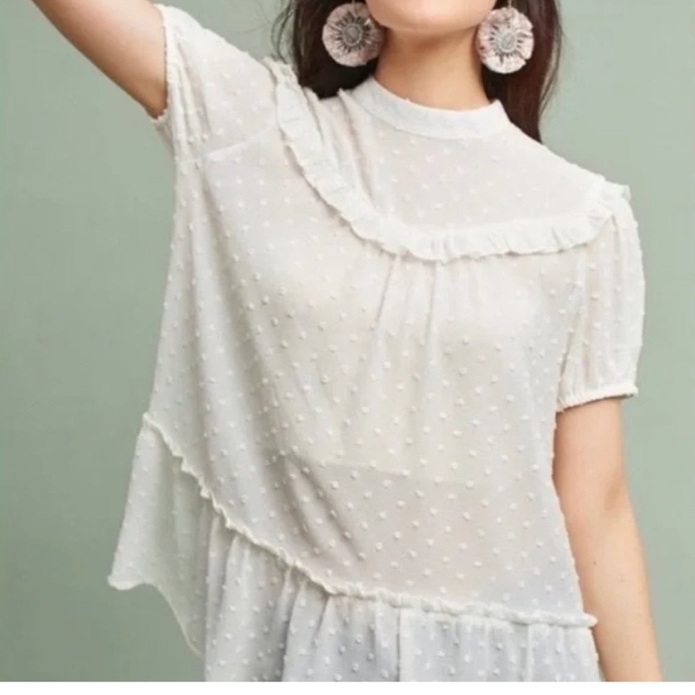 RO &DE By Anthropologie NWOT size small sheer tunic